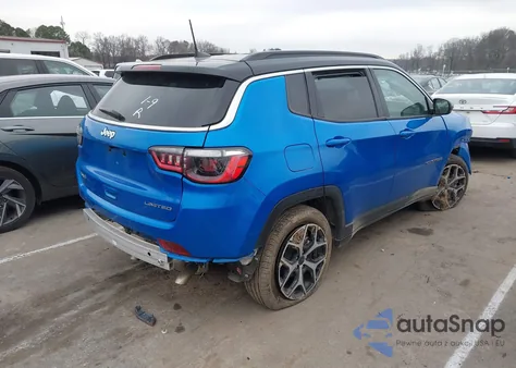 2025 Jeep Compass Limited 4X4 z USA, uszkodzony, nr VIN 3C4NJDCN6ST595704